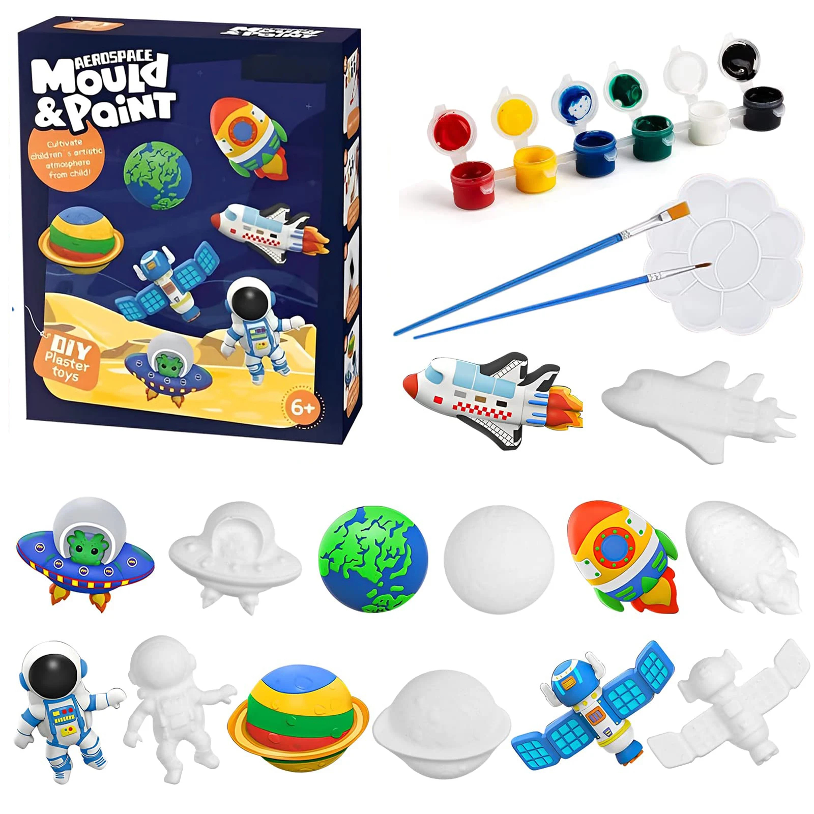 Art Craft Dinosaurs - Arts and Crafts Set Painting Kit