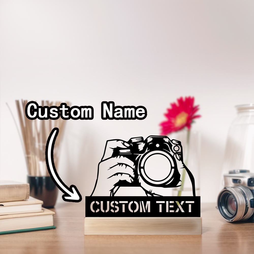 Art Y Craft - 1pc Simple Camera Customizable Letter Art