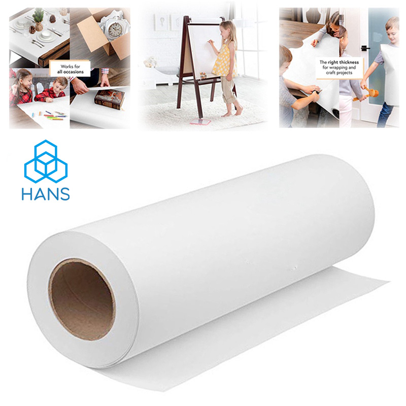 Art Craft Activities - Kraft Craft Paper Roll White Packaging