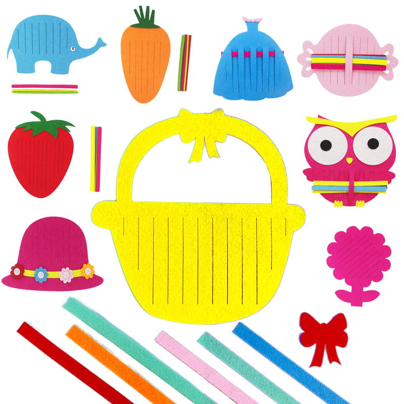 Art Craft 6 Year Old - Children Handmade Weaving Toys Non-woven Weaving