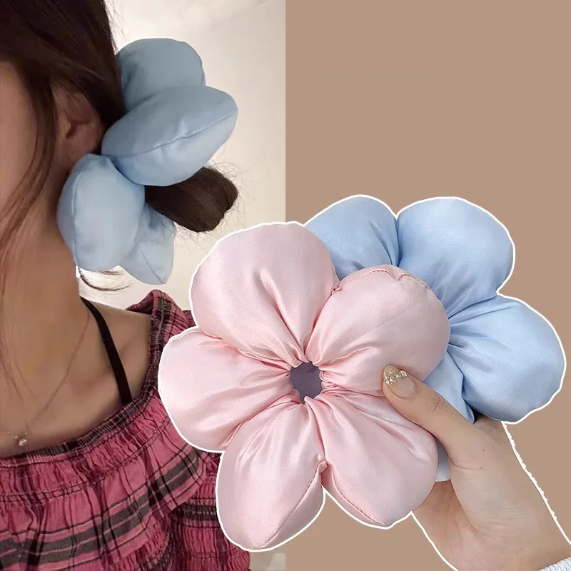 Art And Craft Hair - Sweet Solid Large Flower Soft Hair