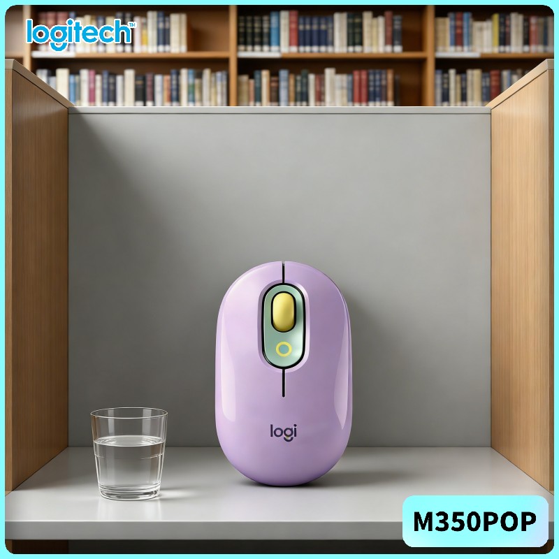 Logitech M350 POP Pebble Mouse - Art Craft Optical review and price