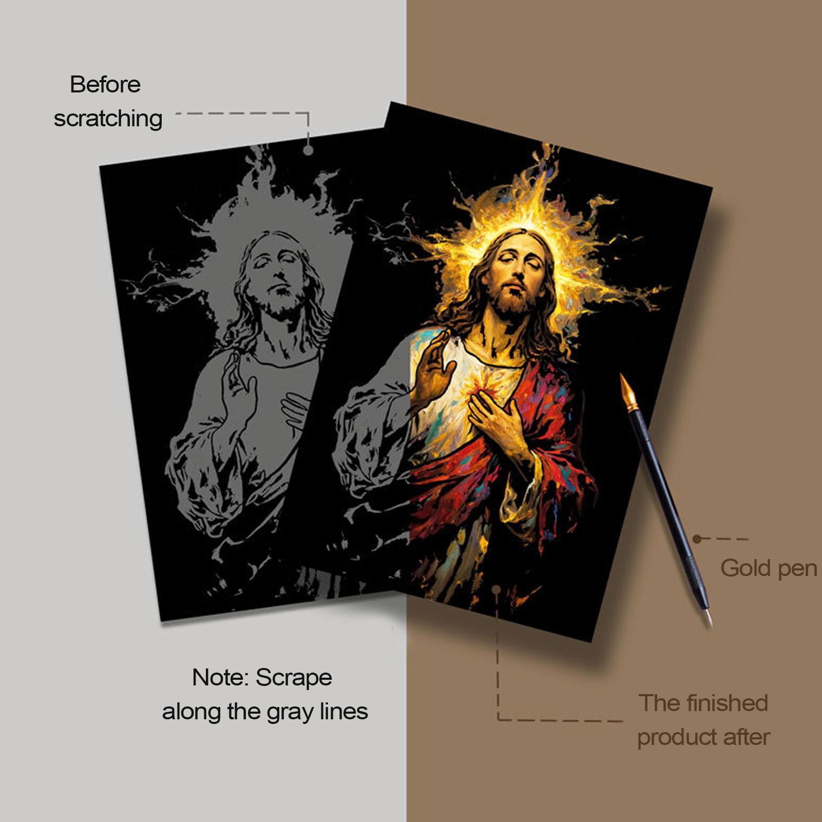 Scratch Book Jesus Scratch Pai - Art Craft Activities review and price