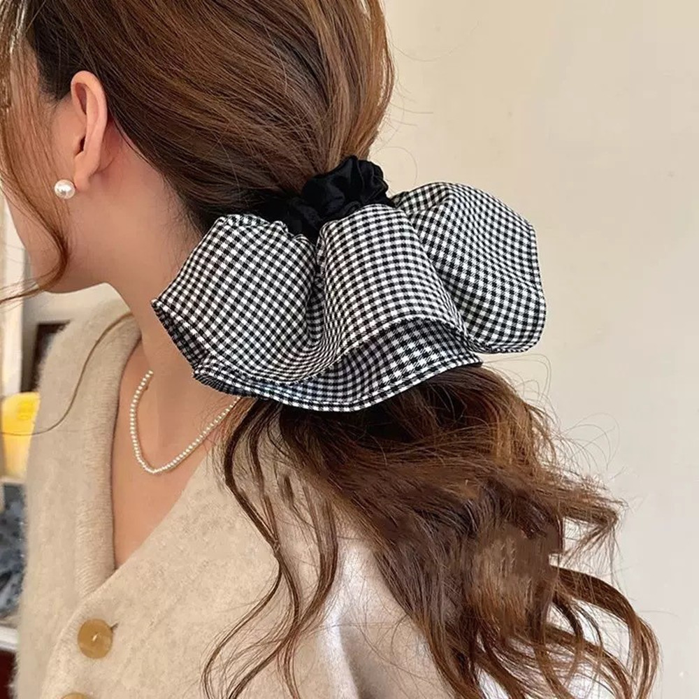 Extra Large Plaid Hair Ties El - Art And Craft Hair review and price