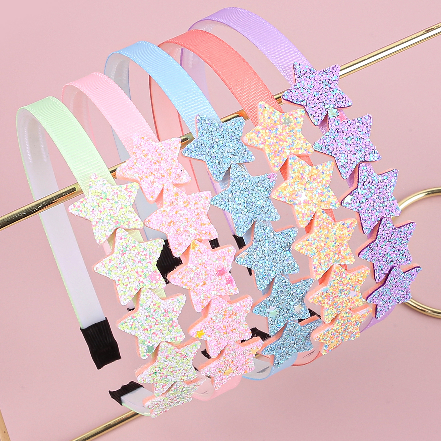 5PCS Glitter Star Headbands Gi - Art And Craft Hair review and price