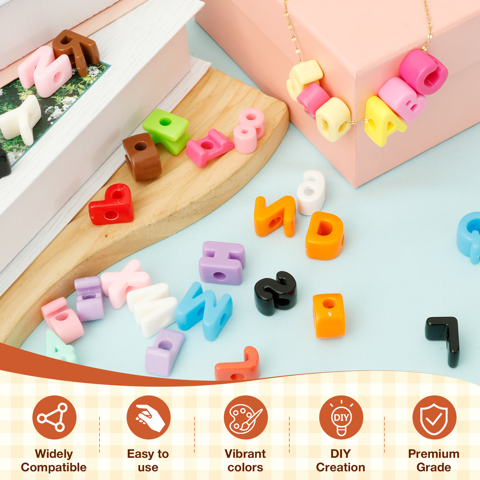 36/108Pcs 6mm Hole Chunky Acry - Art And Craft Letter Z review and price