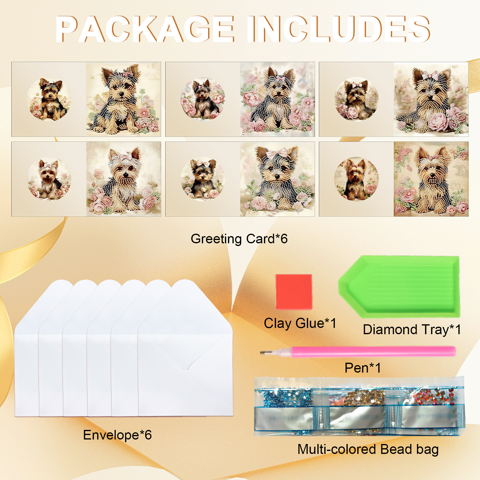 6Pcs Diamond Painting Greeting - Art Craft Kit review and price