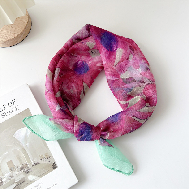 Floral Print Breathable Square - Art And Craft Hair review and price