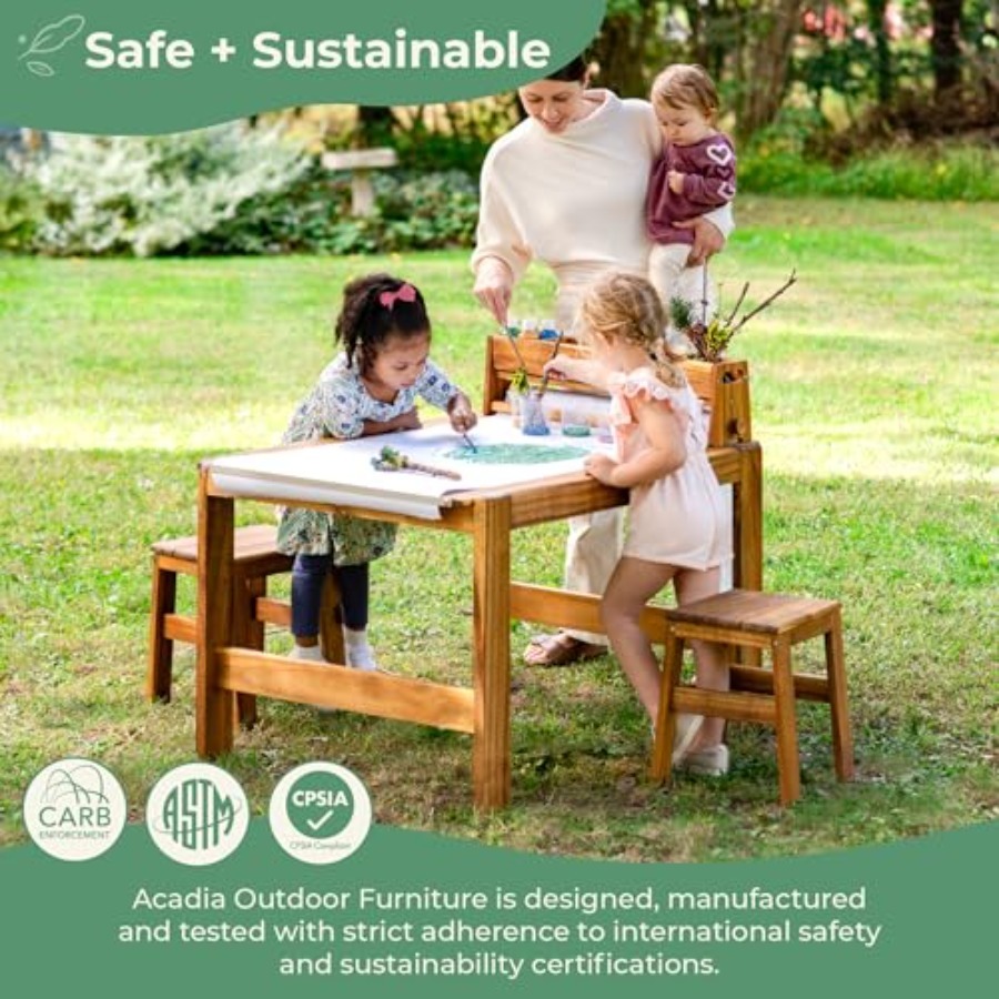 Acadia Outdoor Art Table and S - Art Craft Cup review and price