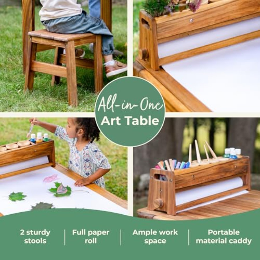 Acadia Outdoor Art Table and S - Art Craft Cup review and price