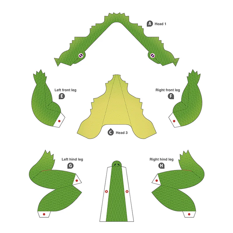 Crocodile Folding Origami Art  - Art Craft Cardboard review and price