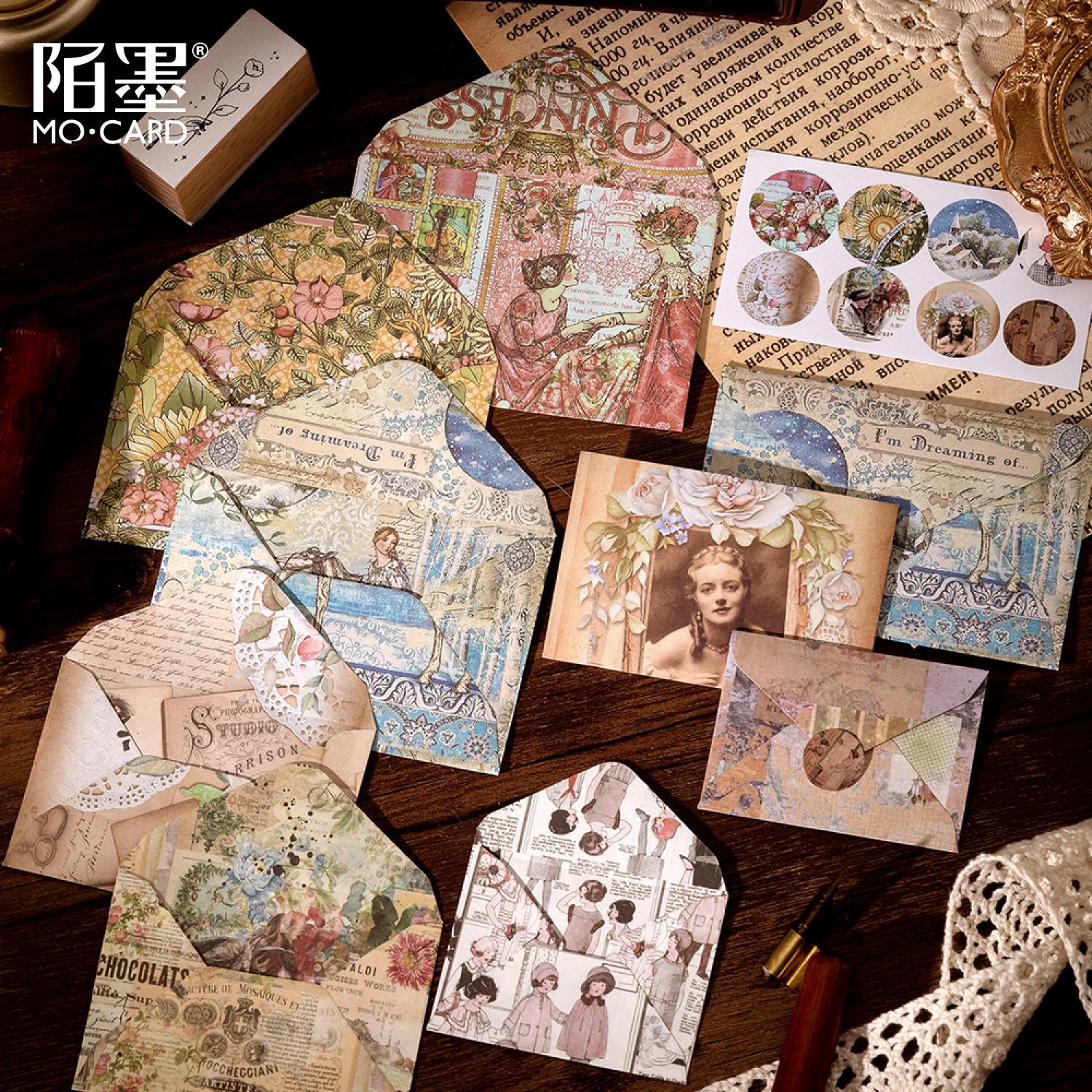 8pcs Vintage Mini envelope set - Art Craft Activities review and price