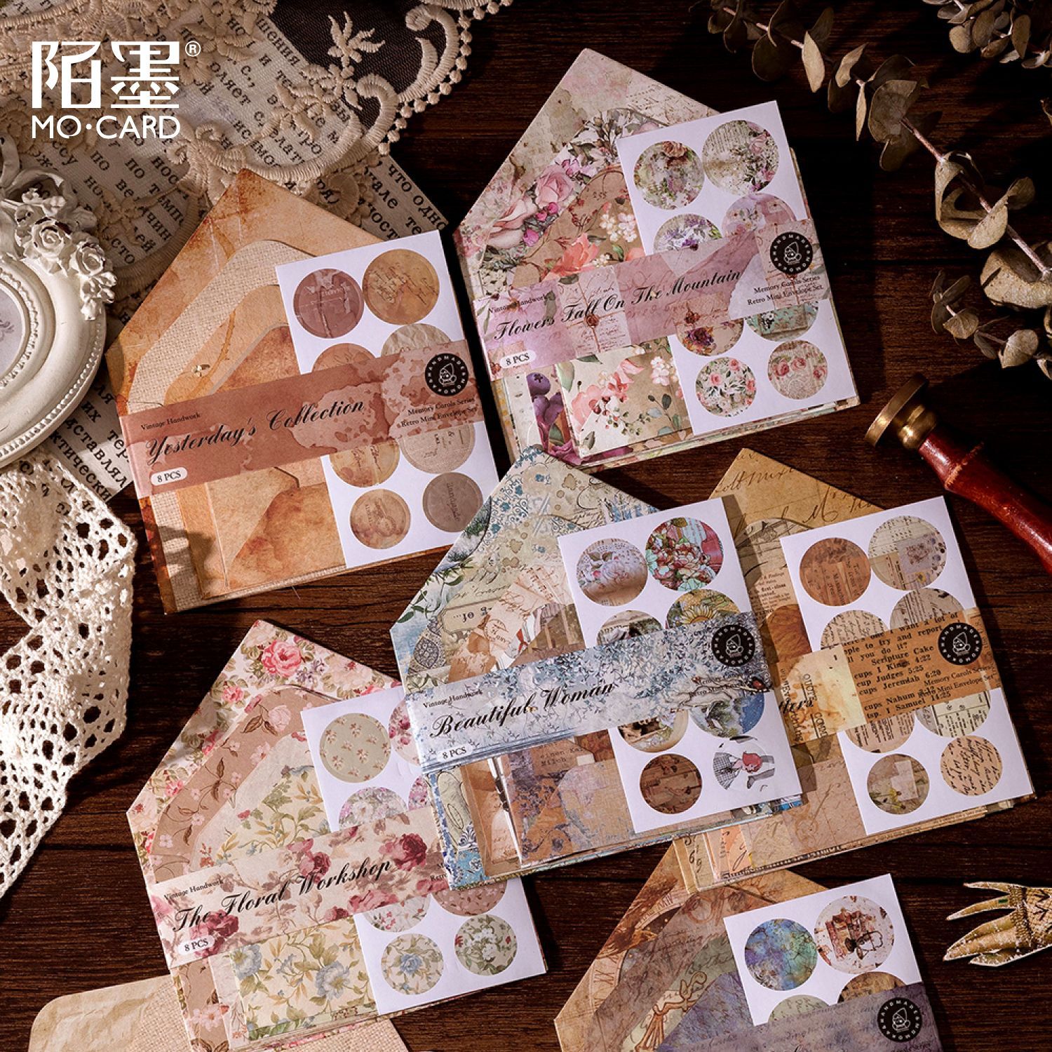 8pcs Vintage Mini envelope set - Art Craft Activities review and price