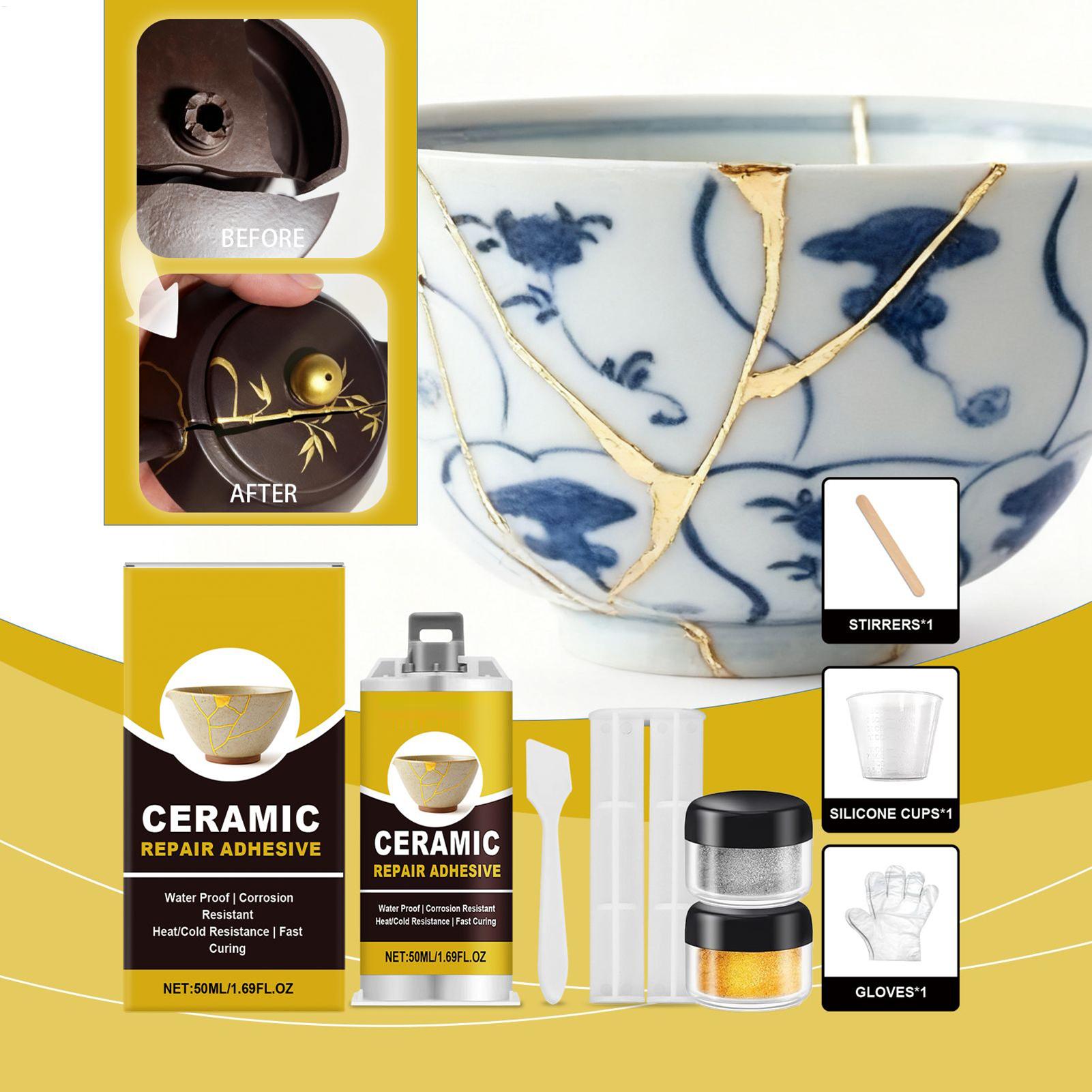 Porcelaine Repair Kit Gold Cer - Art Craft Cup review and price