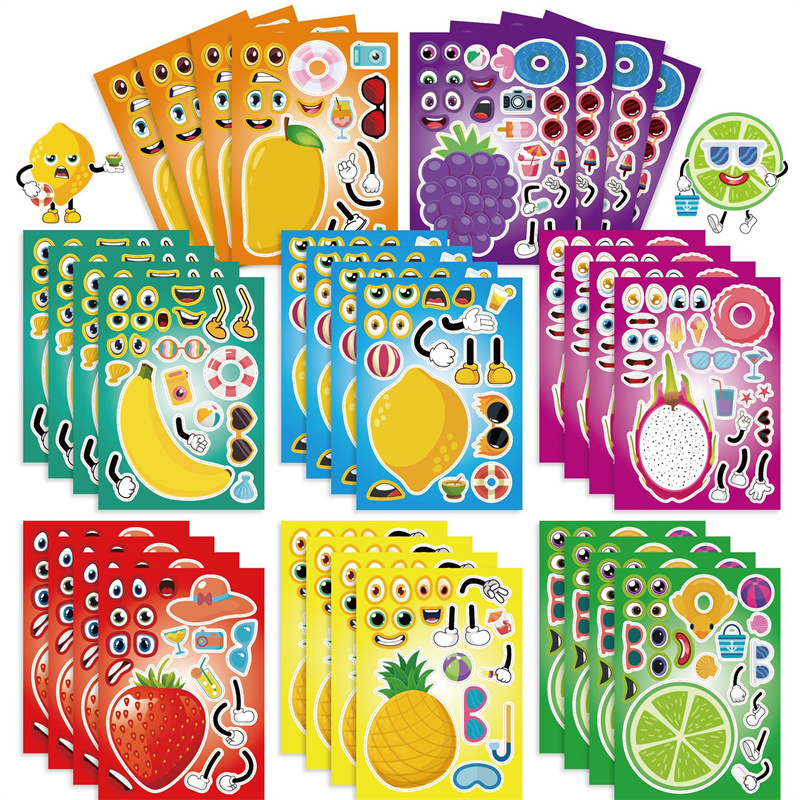 6-24sheet Make Your Own Fruit  - Art Craft 6 Year Old review and price