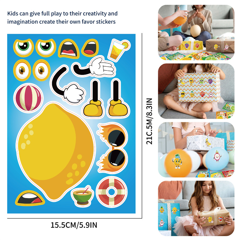 6-24sheet Make Your Own Fruit  - Art Craft 6 Year Old review and price
