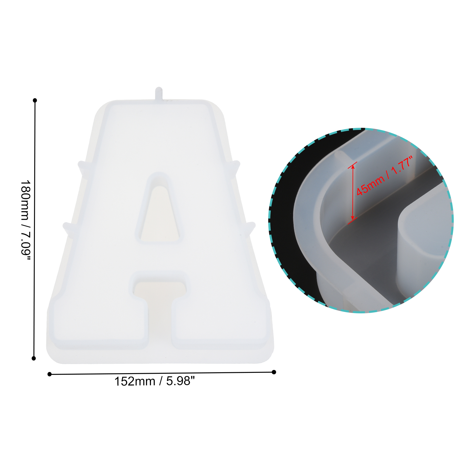 26Pcs Large Letter Resin Mold  - Art And Craft Letter Z review and price