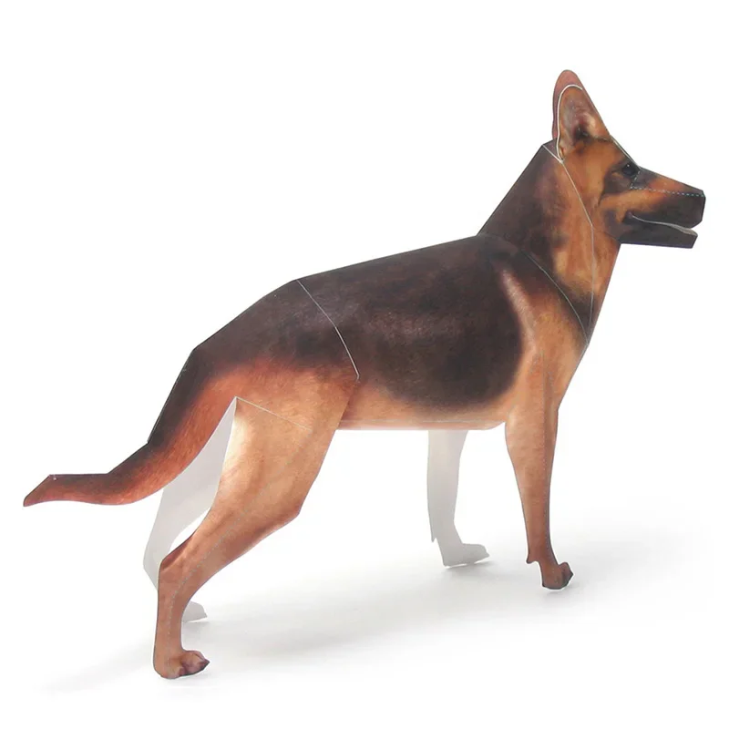 German Shepherd Dog Origami Ar - Art Craft Cardboard review and price