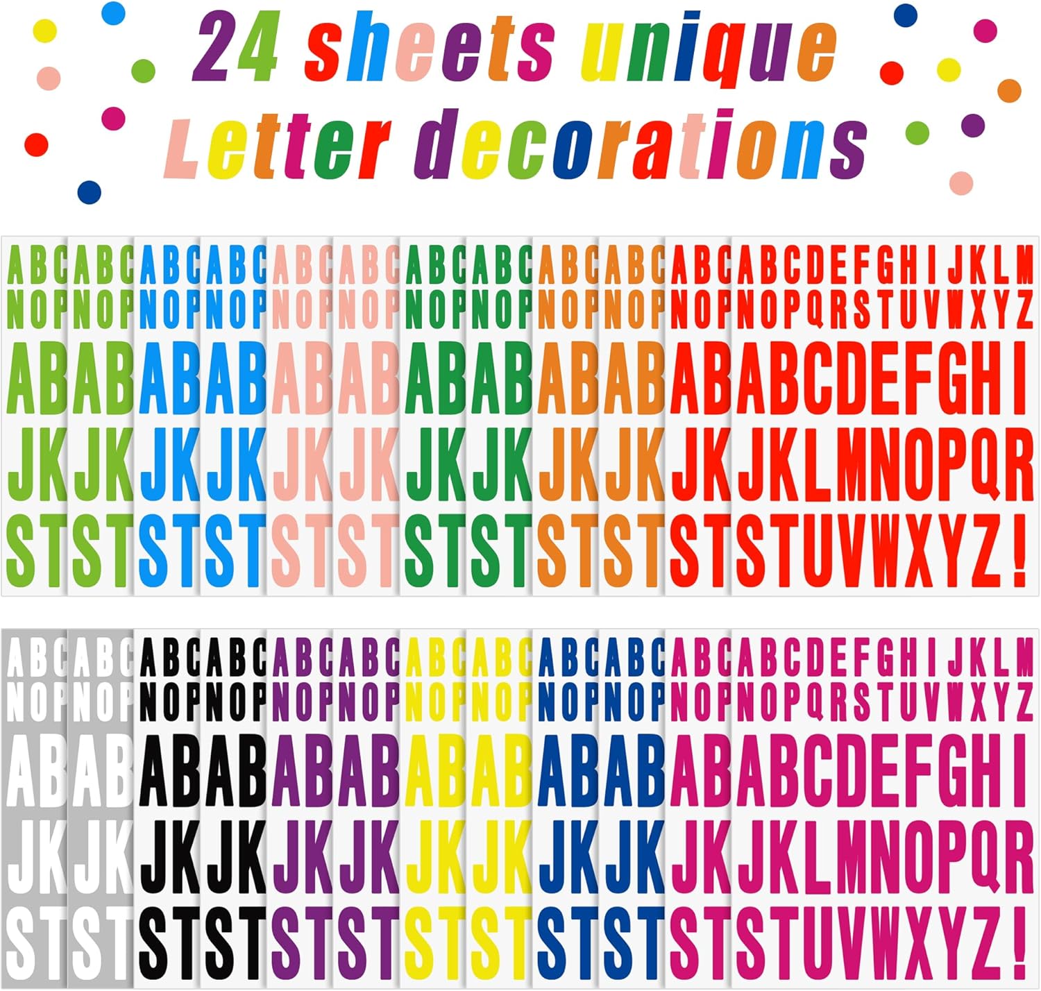 24 Sheets Letter Stickers for  - Art And Craft Letter Z review and price