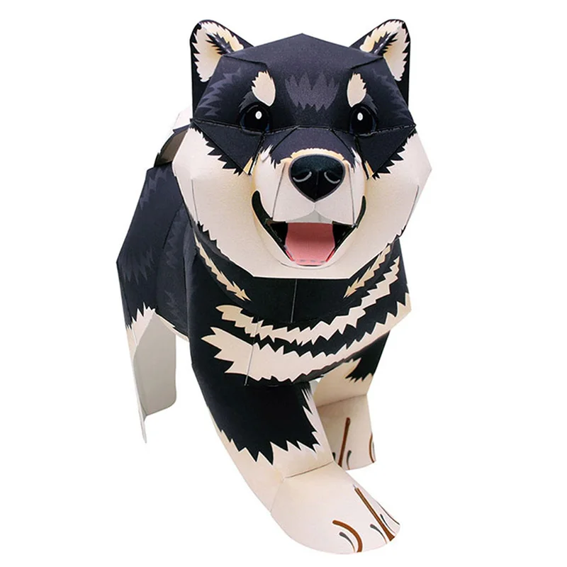 Black Shiba Inu Dog Handmade O - Art Craft Cardboard review and price