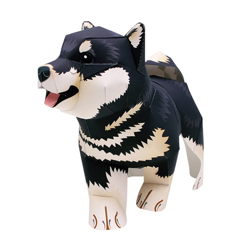 Black Shiba Inu Dog Handmade O - Art Craft Cardboard review and price