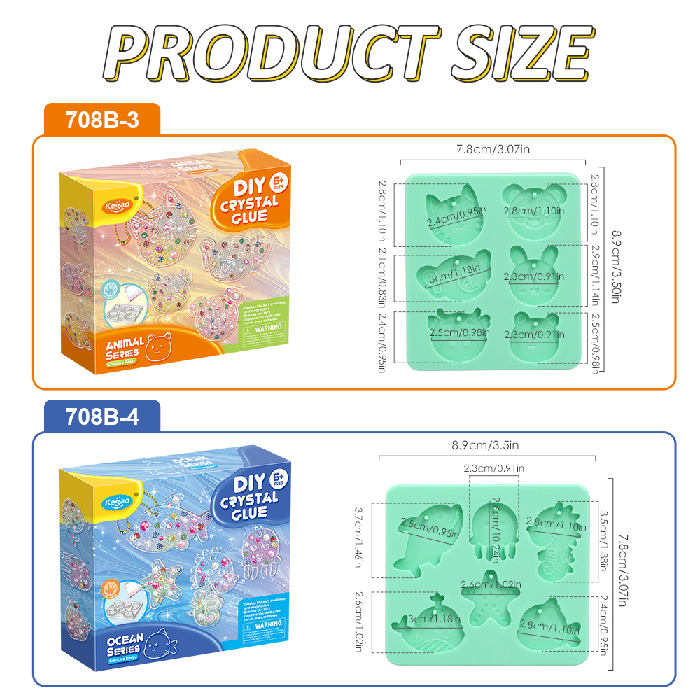 Kids DIY Crystal Glue Key chai - Art Craft 6 Year Old review and price
