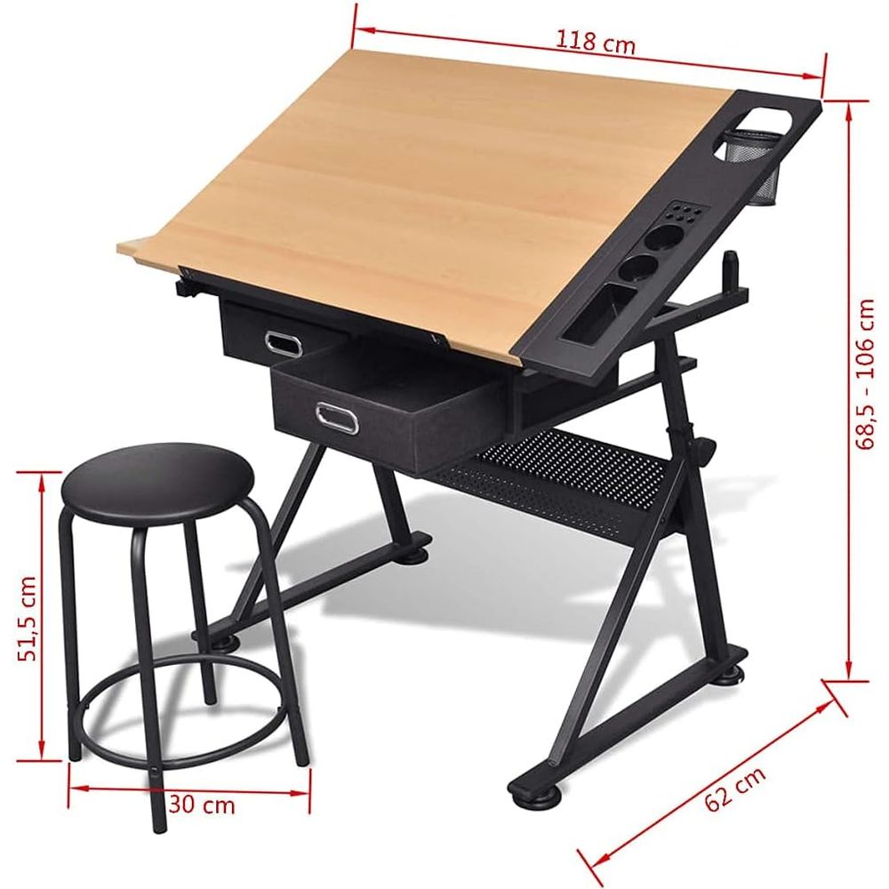 Adjustable Height Drafting Tab - Art & Craft Paper For Kids review and price