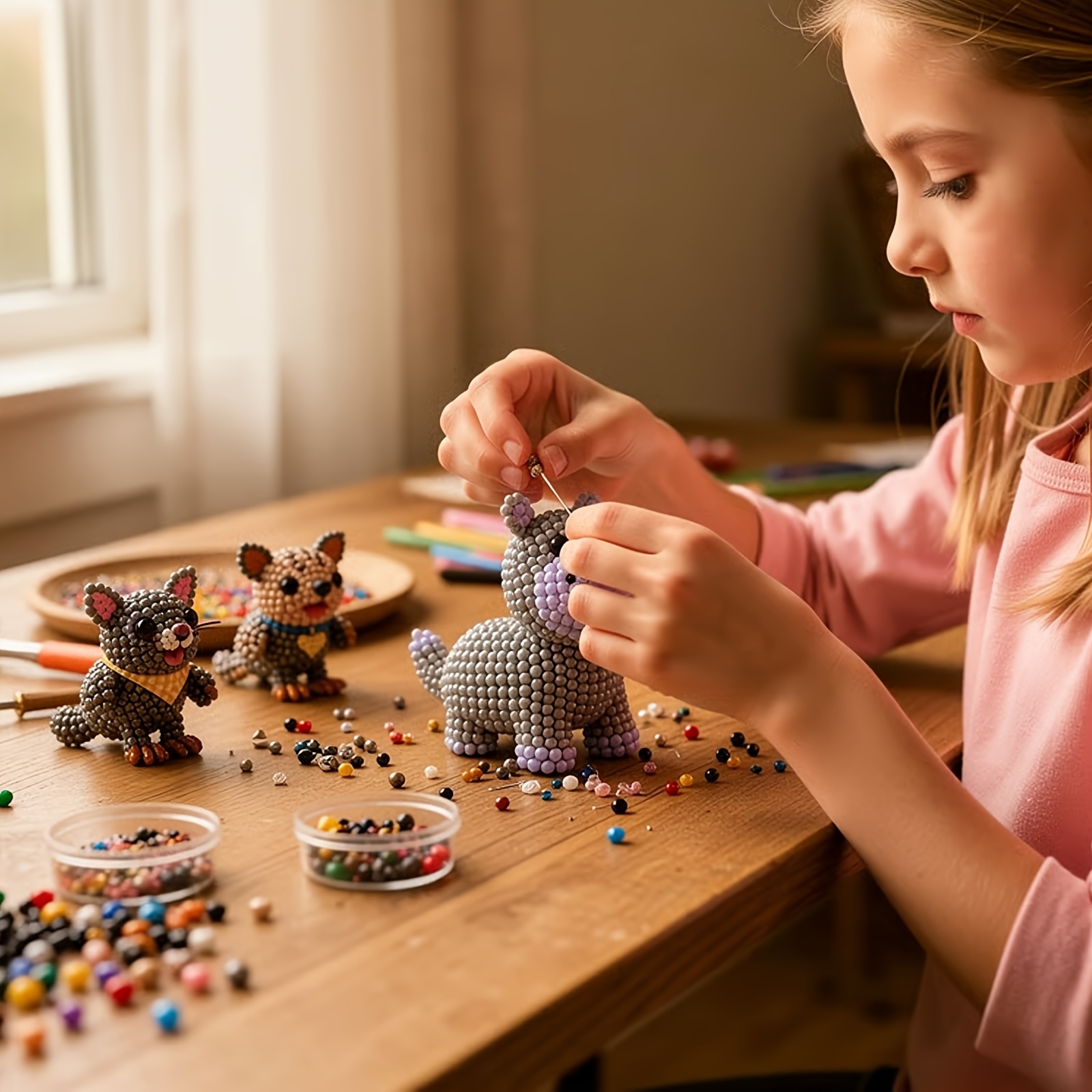 2026 Mini 3D Beaded Animal Set - Art Craft Kit review and price