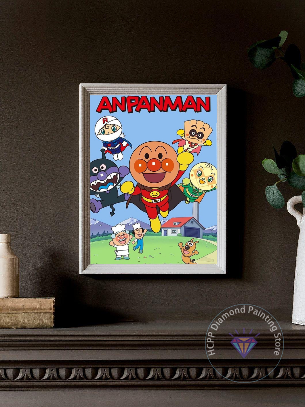 Anpanman Diamond Painting Kit  - Art Craft 6 Year Old review and price