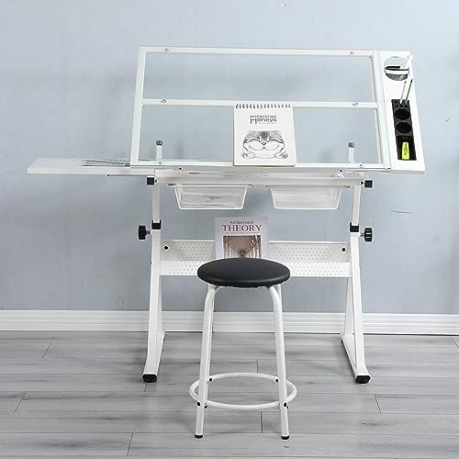 Drafting Table with Stool Mode - Art & Craft Paper For Kids review and price