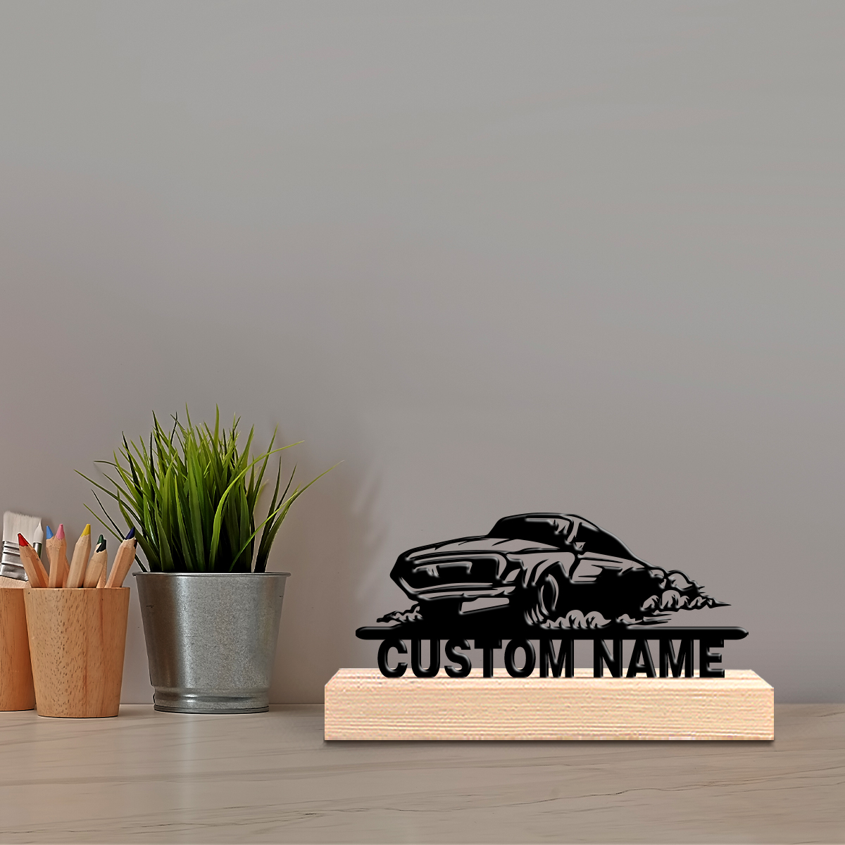 1pc Modern Car Customizable Na - Art Y Craft review and price