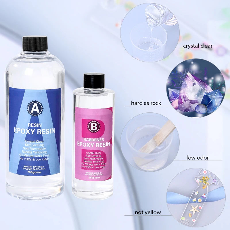 Epoxy Resin Kit Crystal Clear  - Art Craft Cup review and price