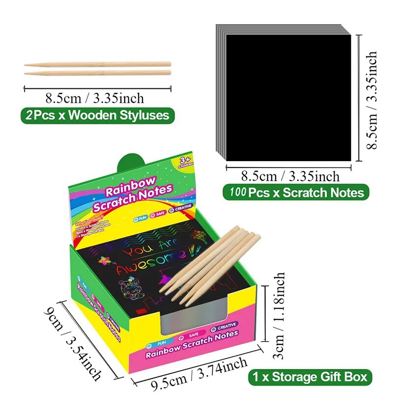 Many Creative Scratch Art Card - Art Craft 6 Year Old review and price