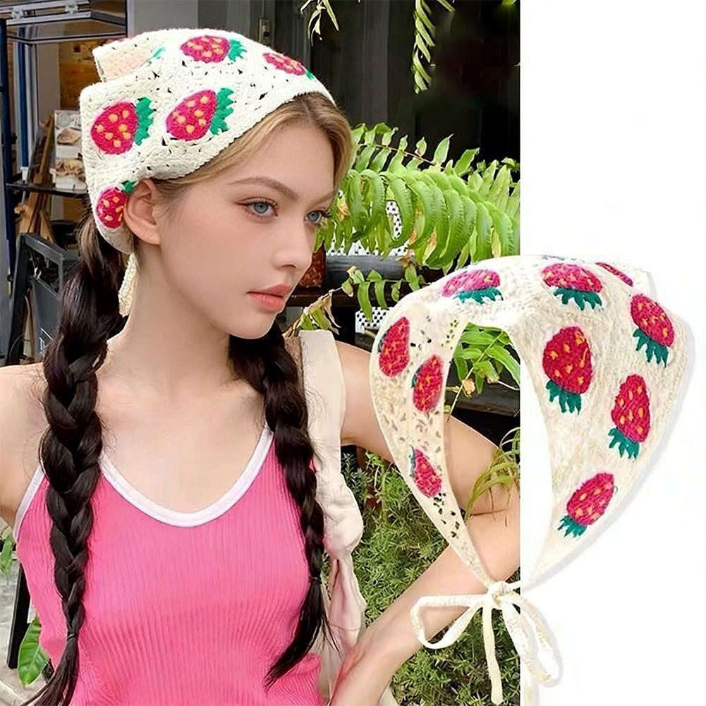 Handmade Crochet Flower Triang - Art And Craft Hair review and price
