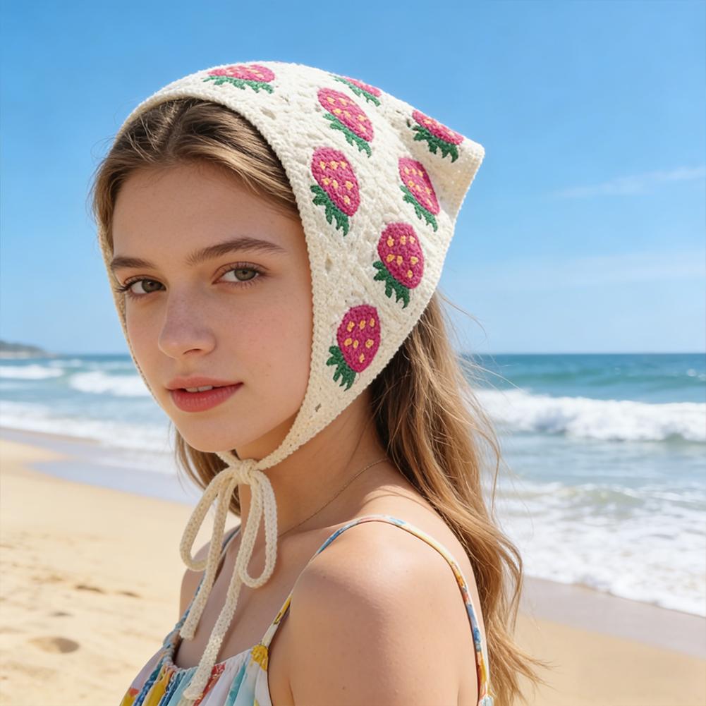 Handmade Crochet Flower Triang - Art And Craft Hair review and price
