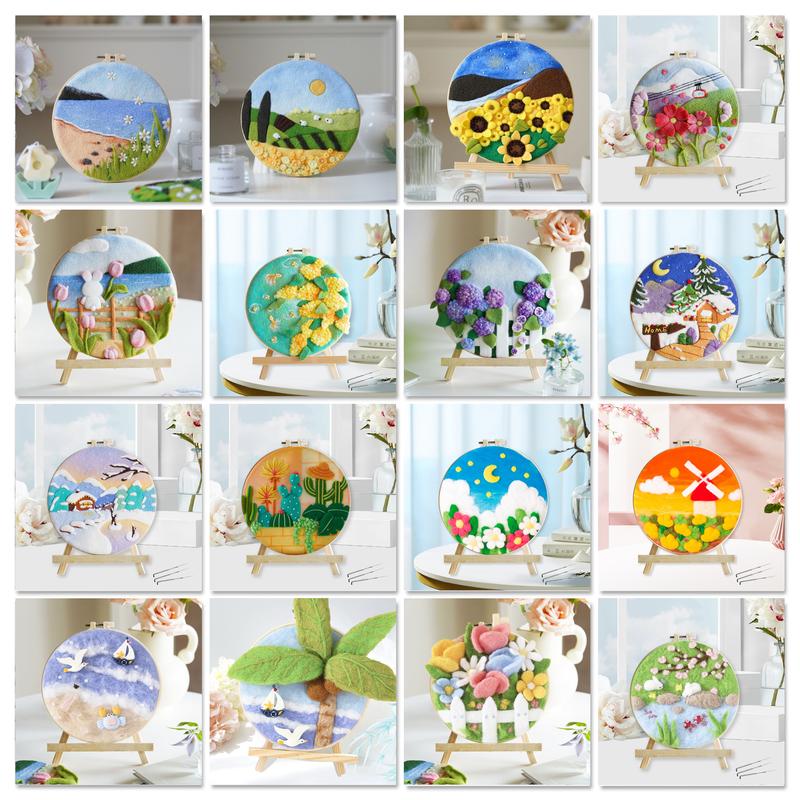 DIY Wool Embroidery Kit Creati - Art Craft Ideas For Kids review and price