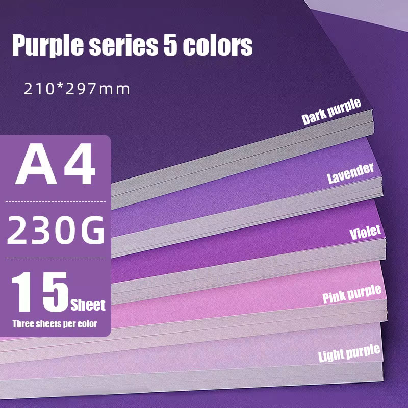 15 Sheets Assorted Purple Card - Art Craft Activities review and price
