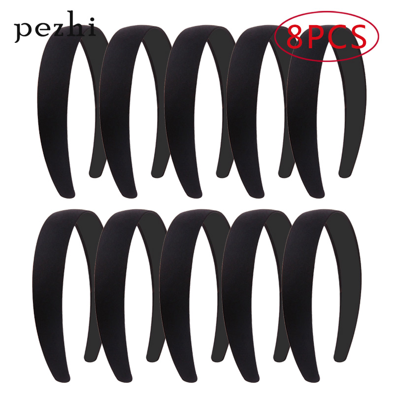 4pcs Black simple wide hair ba - Art And Craft Hair review and price