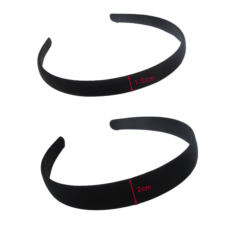 4pcs Black simple wide hair ba - Art And Craft Hair review and price