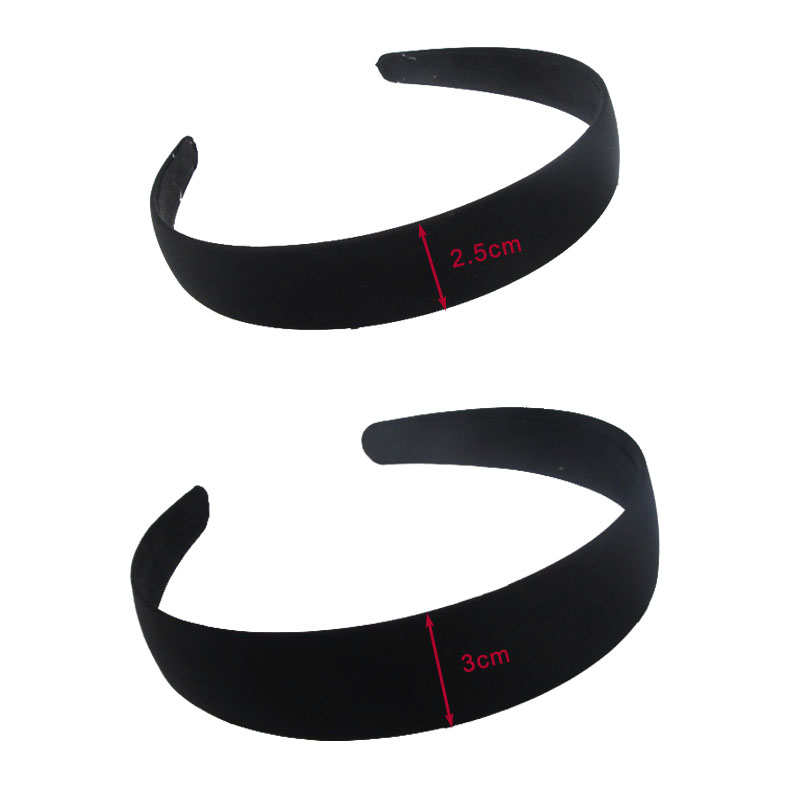 4pcs Black simple wide hair ba - Art And Craft Hair review and price
