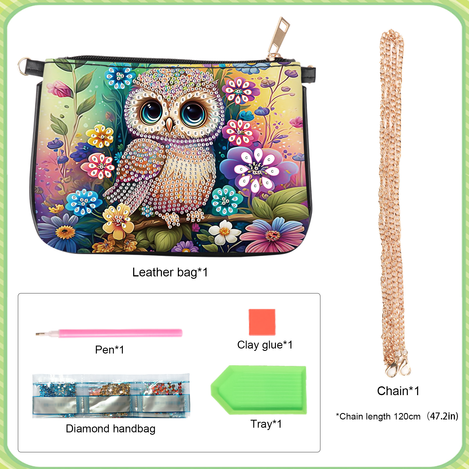 Colorful Owl Diamond Art Paint - Art Craft Kit review and price