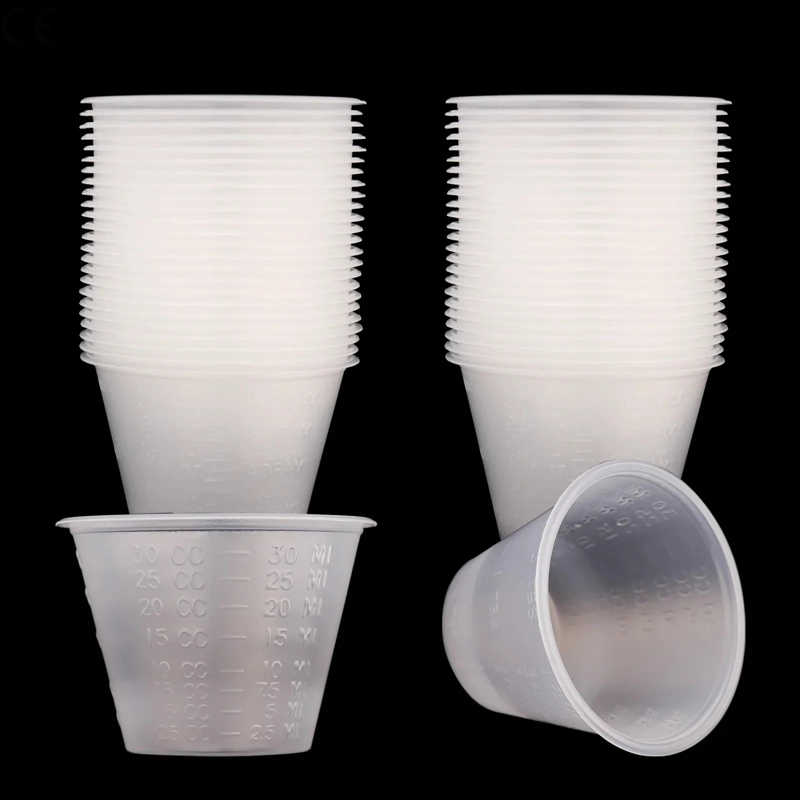 100pcs New 30ml Graduated Plas - Art Craft Cup review and price