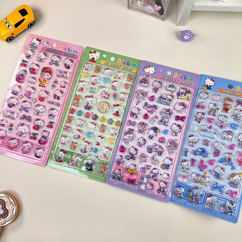 Hello Kitty Stickers 3D Emboss - Art Craft Activities review and price