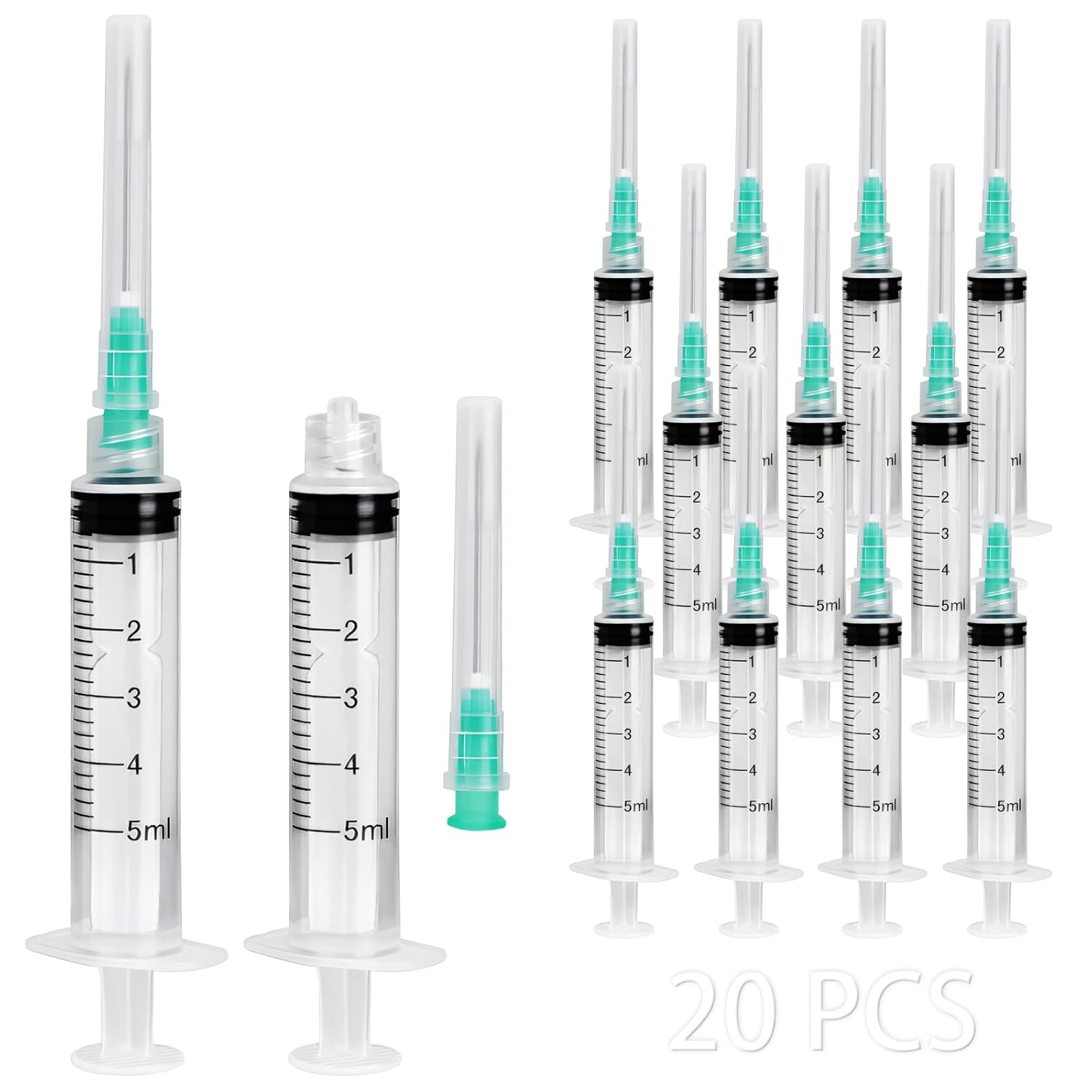 50 Pieces of 5ml Luer-Lock Syr - Art Y Craft review and price