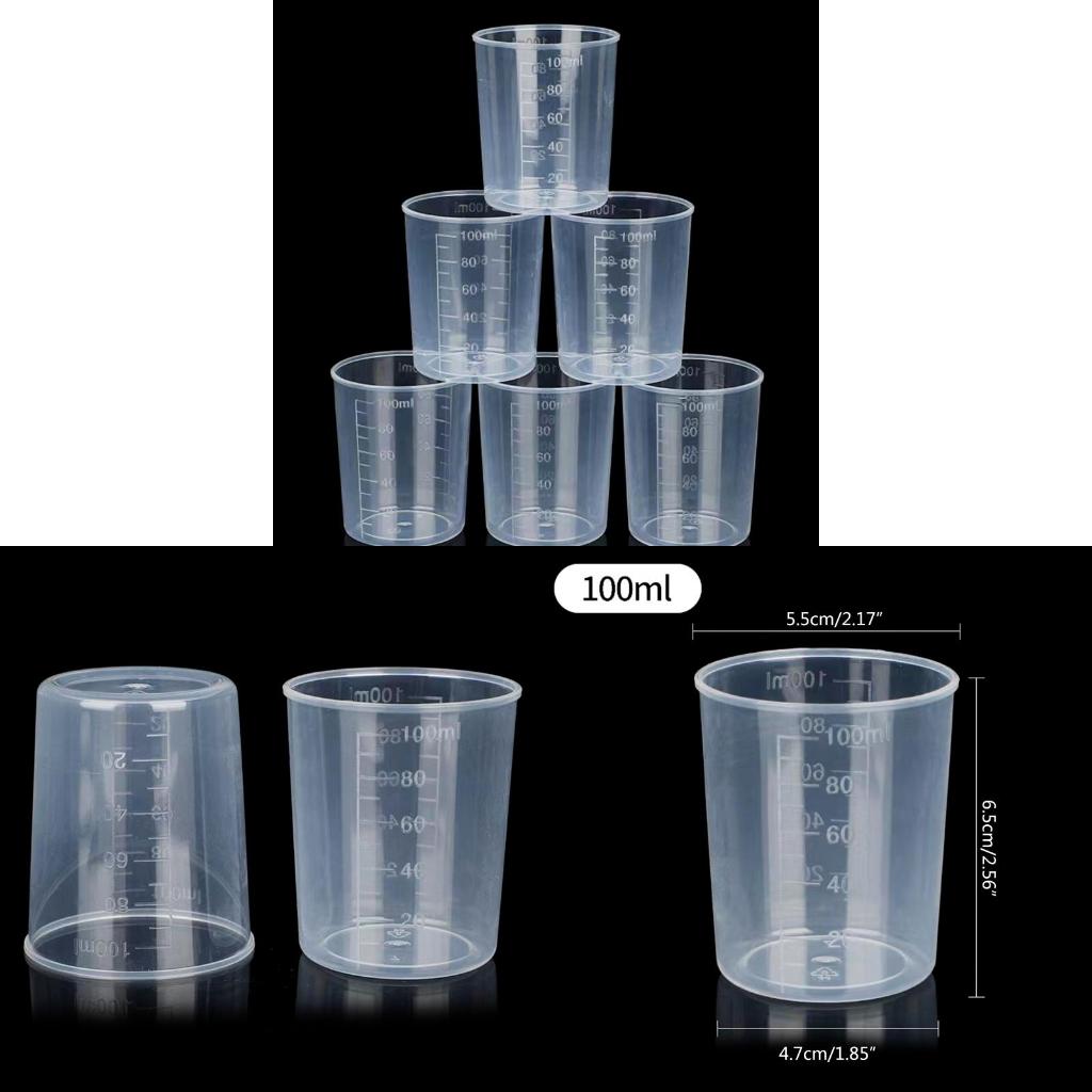 10Kit Clear Graduated Plastic  - Art Craft Cup review and price