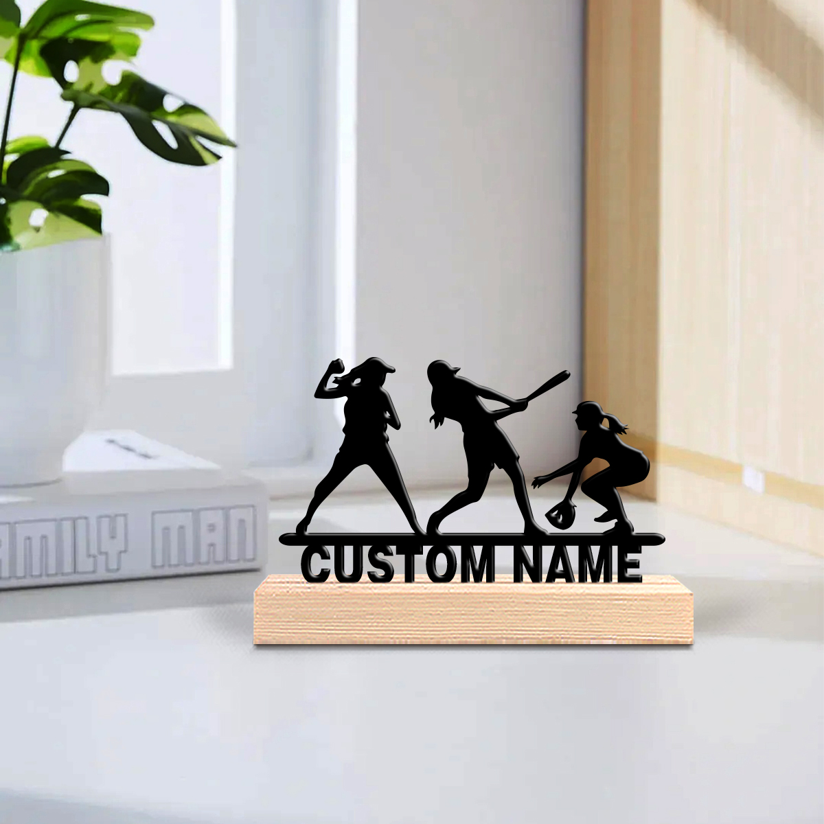 1pc Abstract baseball girl Cus - Art Y Craft review and price