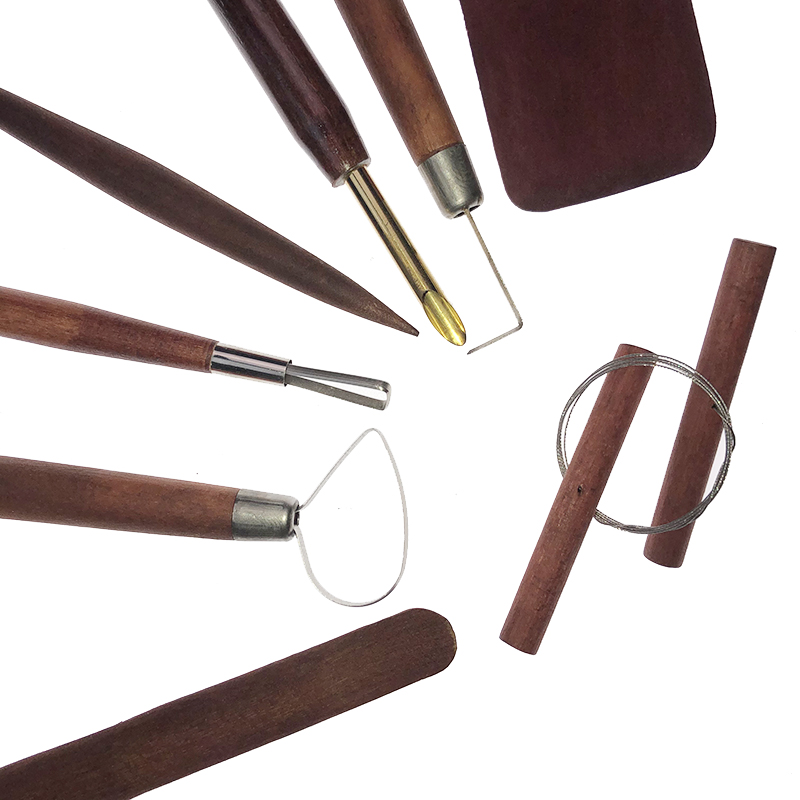 Basic Pottery Tools Kit for Ce - Art Craft Hobbies review and price