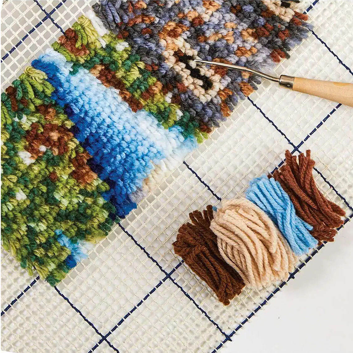 carpet embroidery set diy larg - Art Craft Hobbies review and price