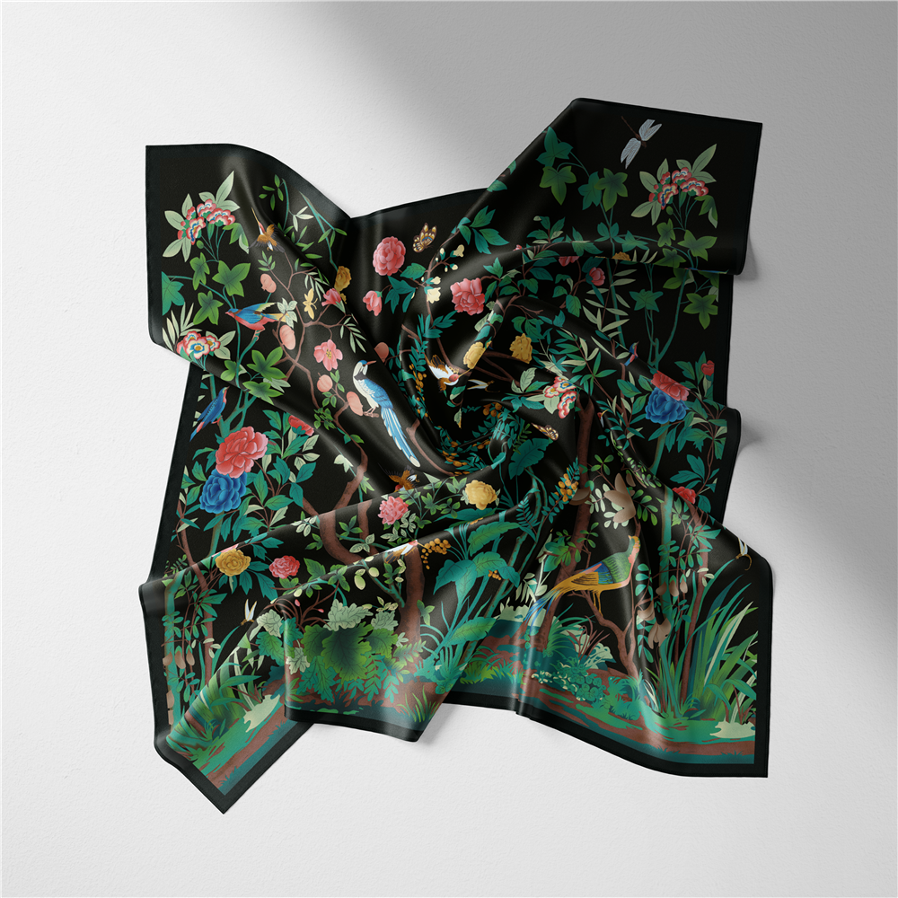 53cm Brand Square Scarf Woman  - Art And Craft Hair review and price