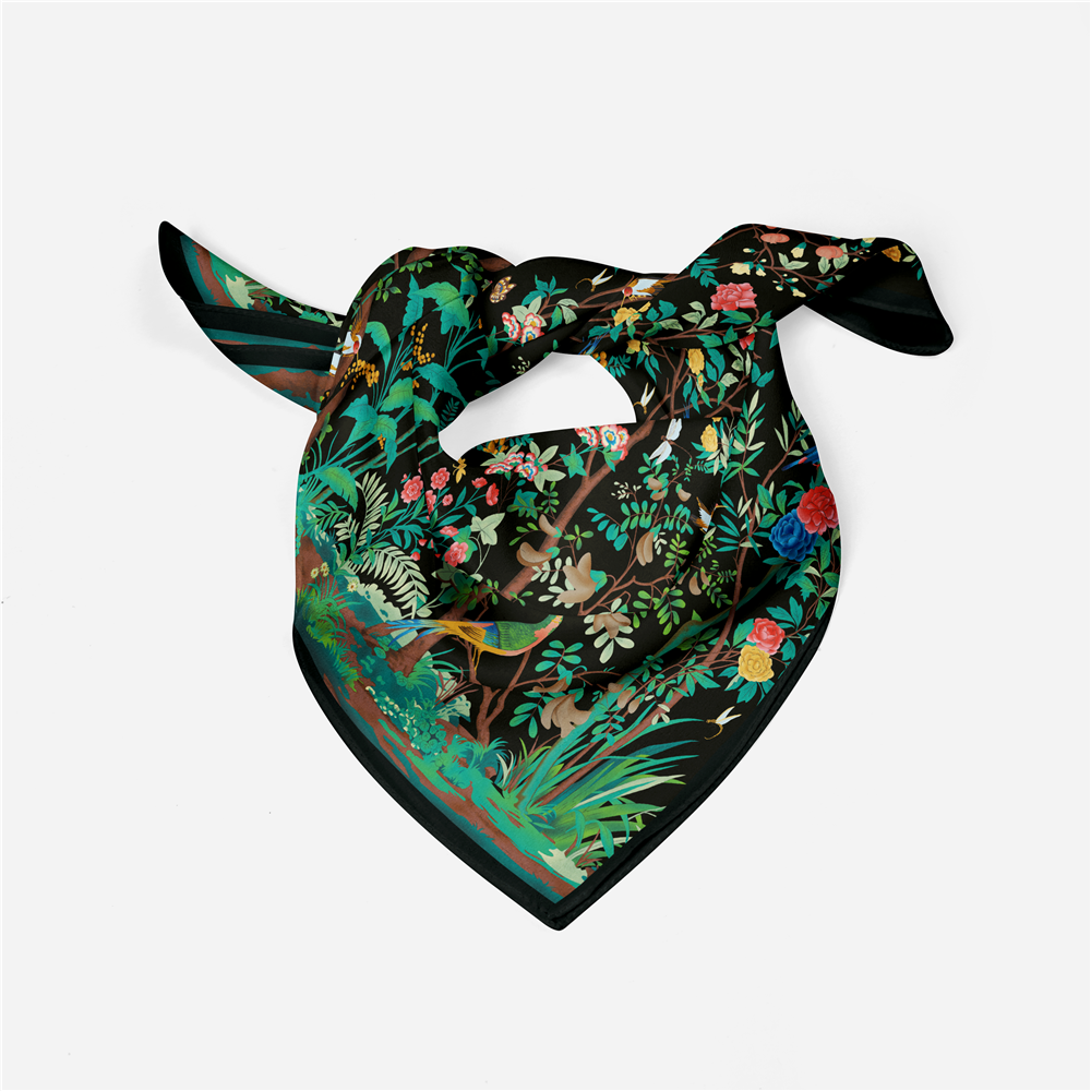 53cm Brand Square Scarf Woman  - Art And Craft Hair review and price